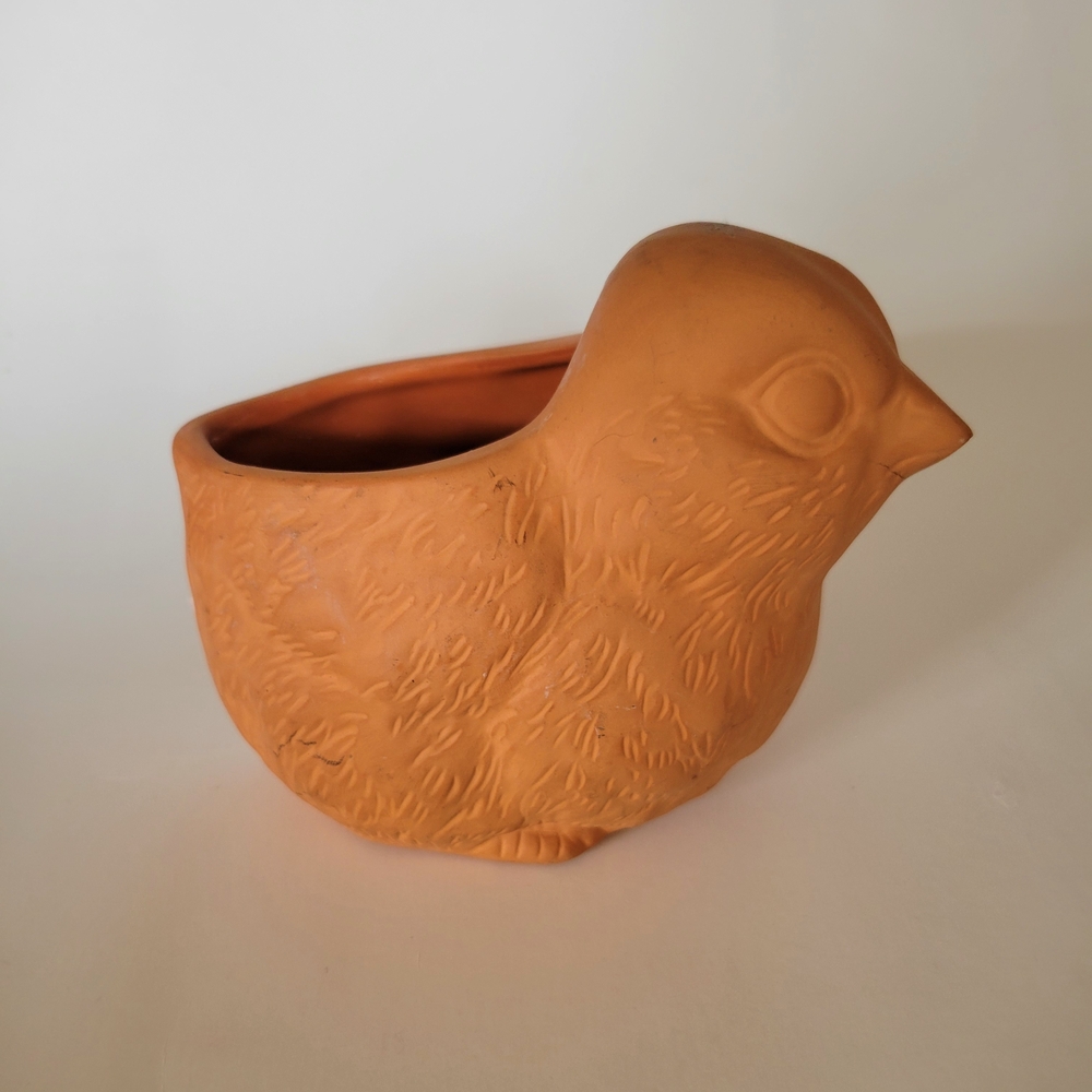 Terracotta Bird Planter